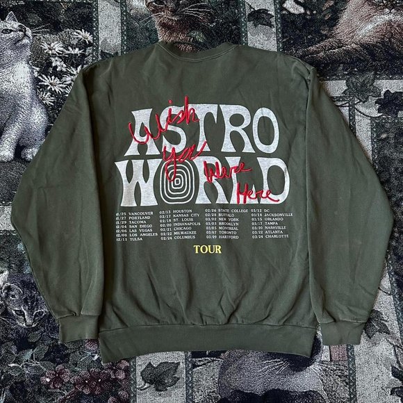 Travis Scott Men's multi Sweatshirt